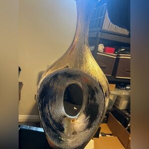 Gold/ Silver  2 pcs Abstract Sculpture Decor